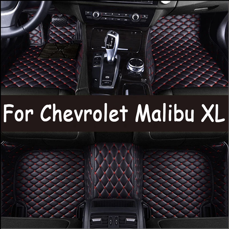Custom Car Floor Mats for Chevrolet Malibu XL 2016 to 2022 Years Artificial Leather Carpet Interior Car Accessories