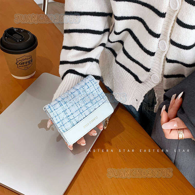 Style Large Capacity Wallet for Women Students Solid Color Simple H250806 TUES