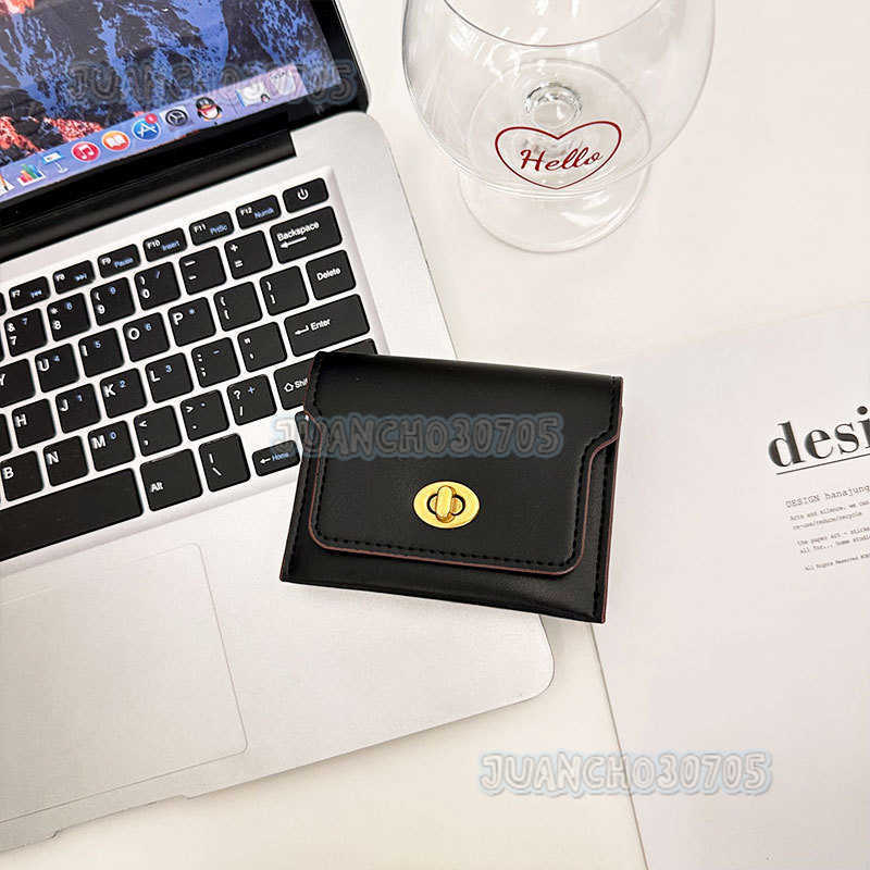 New Dopamine Style Womens Card Holder Wallet Short Fashion Multi-color Multi-card Slot Card Holder with Zipper H250806