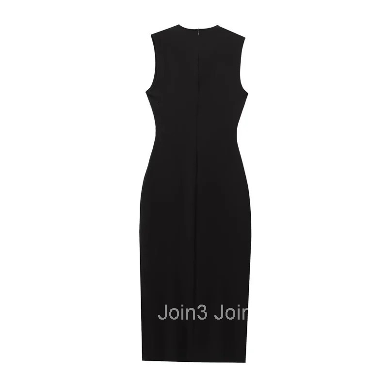 Womens Dress Black Long Dresses Spring Summer Button Up Sleeveless Sundress Vestidos Elegant Casual Womens Dresses