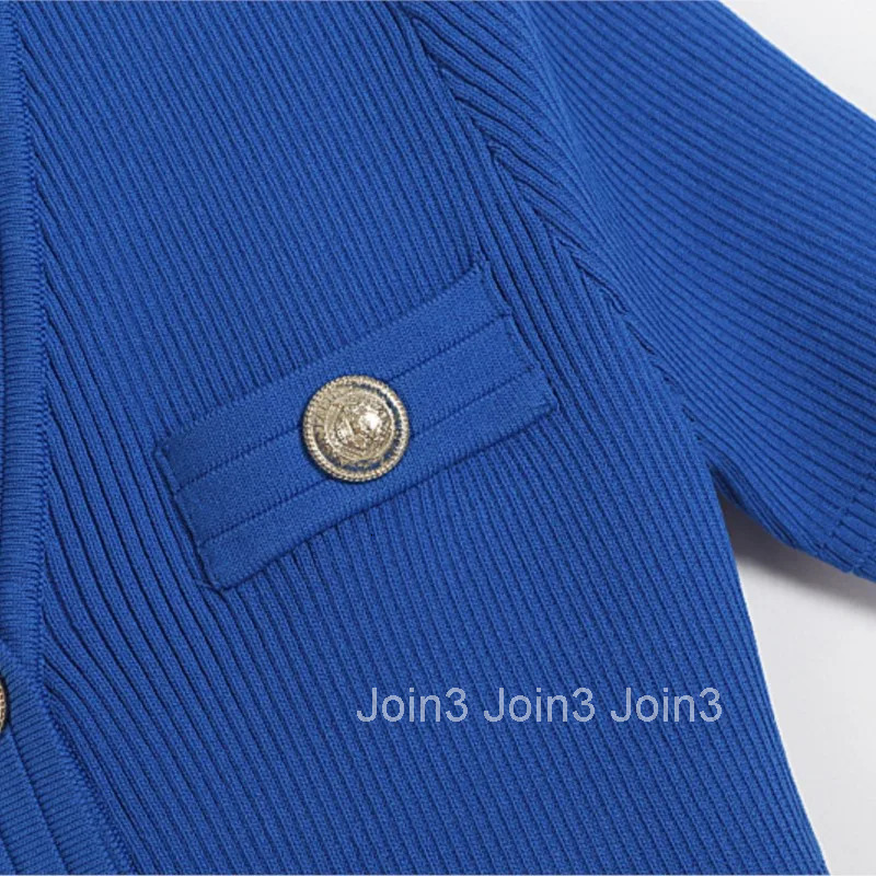 New Elegant Knit Short Dress Metal Single Breasted Fashion Summer Dress For Women French Zipper Solid Slim Chic Vestidos