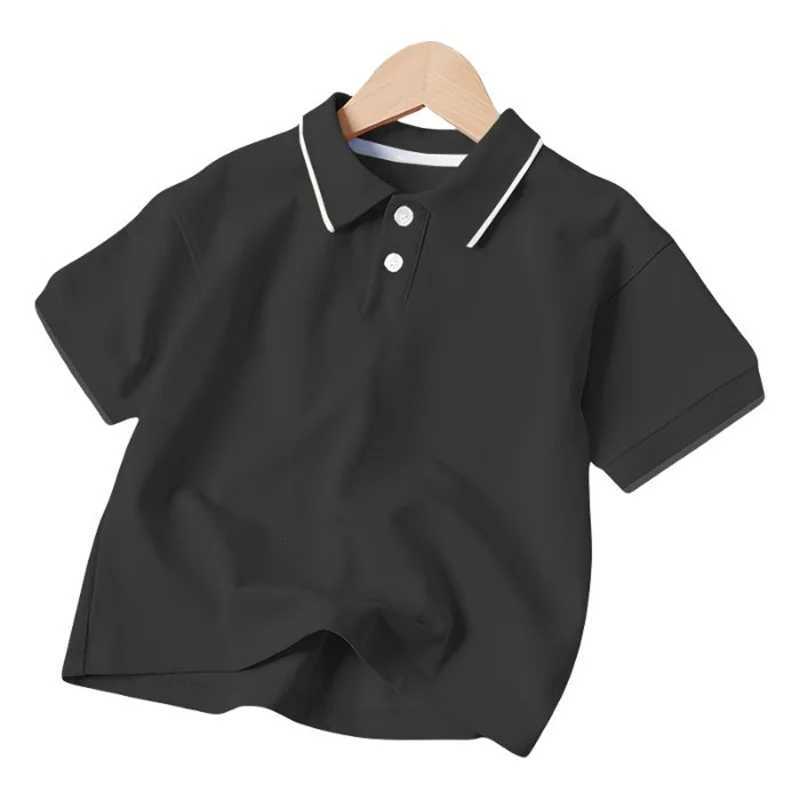 T-shirt for Boys Summer 2025 Polo Soft Cotton Baby Girls T Shirt Casual Kids Children Tops Tee Clothes Birthday Teen 1-8 Years X250806