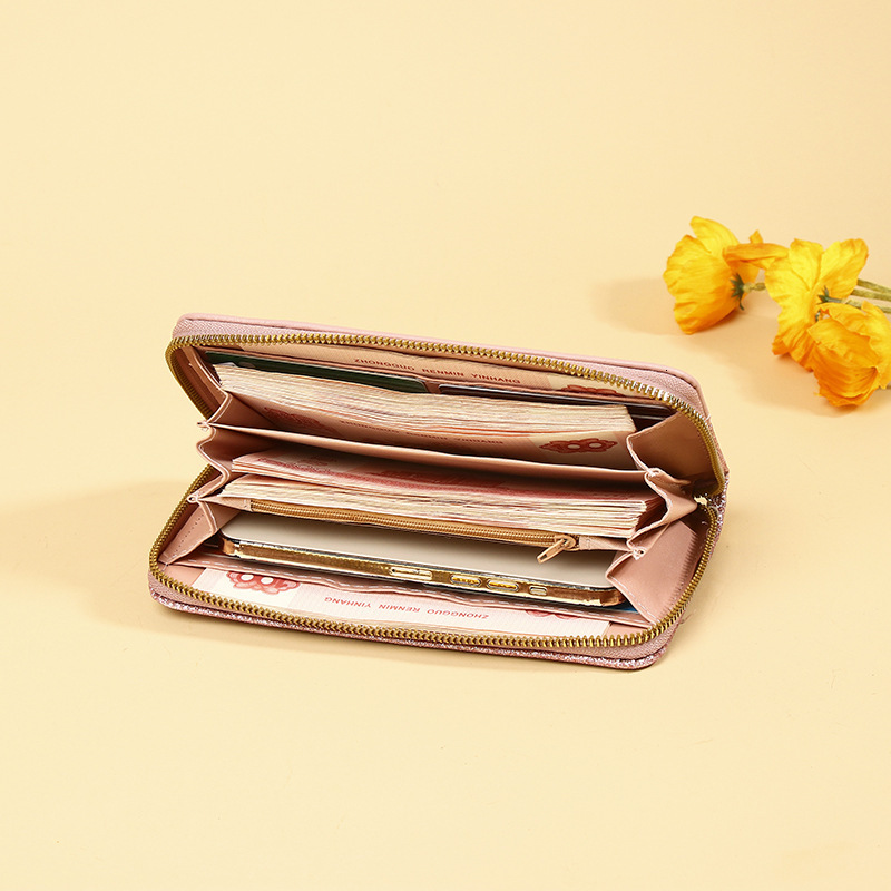 New Women's Zipper Long Ins Large Capacity Wallet Female Clutch