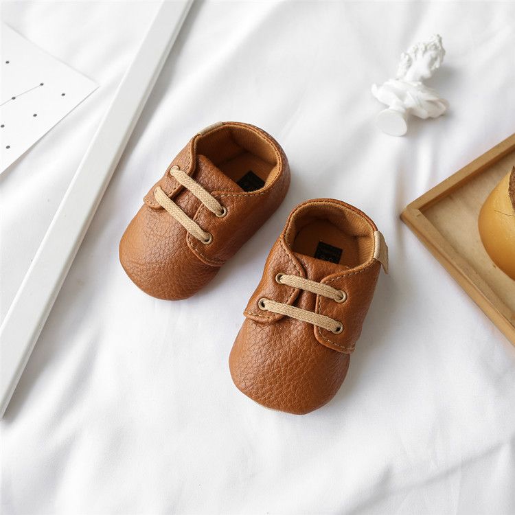 Infant Shoes Leather Boy Girl Shoes Multicolor Toddler Rubber Sole Anti-slip Cutefeet First Walkers Baby Newborn shoes 0-18 Months