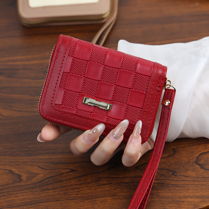 New Short for Women Fashion Simple Coin Purse Mini Small Wallet Multi-Card Slot Customizable