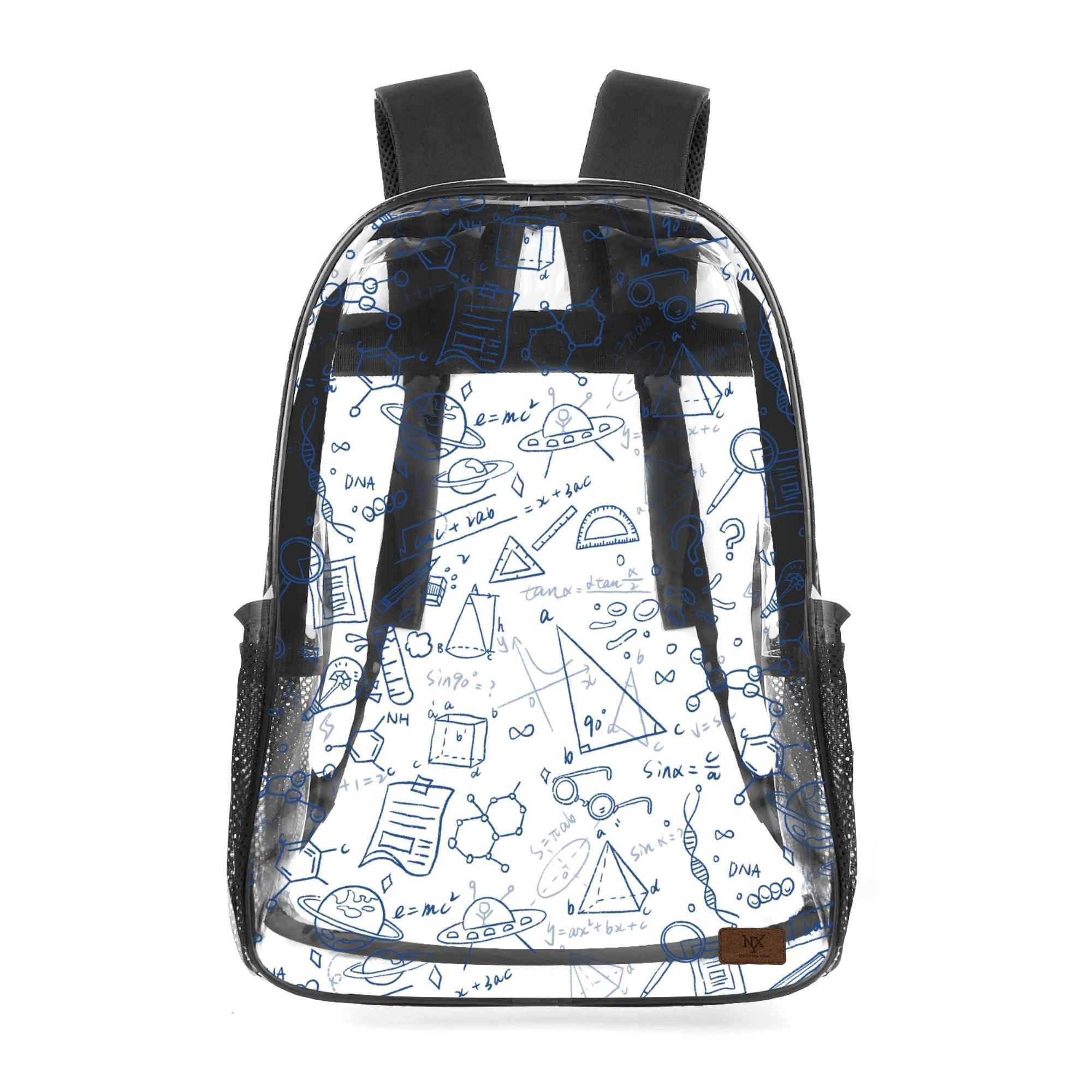 NXY Transparent Backpacks Mens Designer Bookbag Fashion Women Backpack Women Travel Bag Student Schoolbag 250806