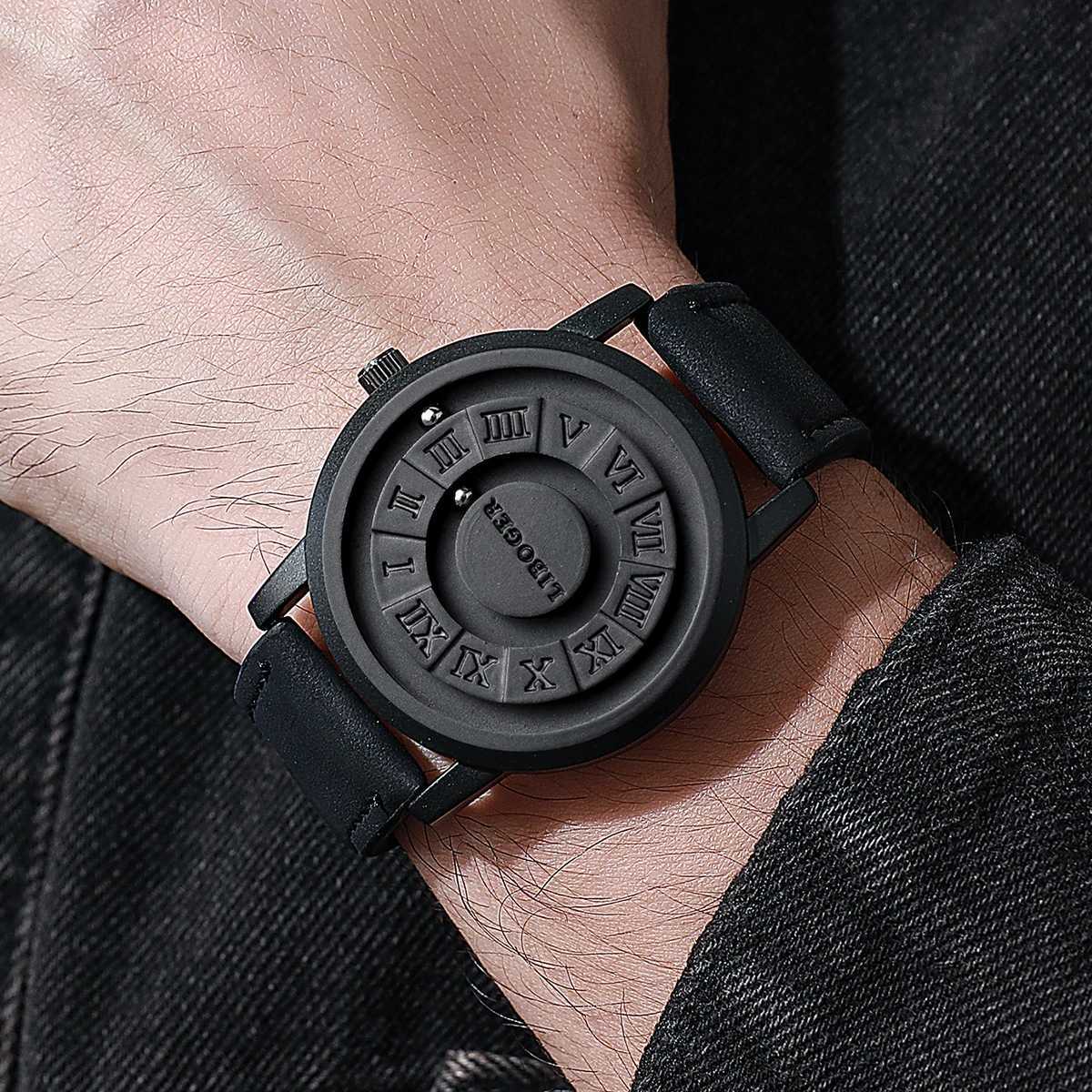 Fashion Magnetic Suspension Mens Casual Sports Roma Dial Wristwatch for Men (Without Box) W250806