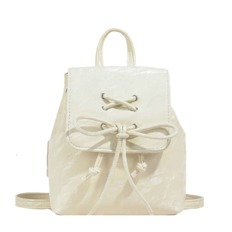 Bow tie women's Korean style backpack student school multifunctional travel bag, suitable for women's leisure outings, shopping, and dates