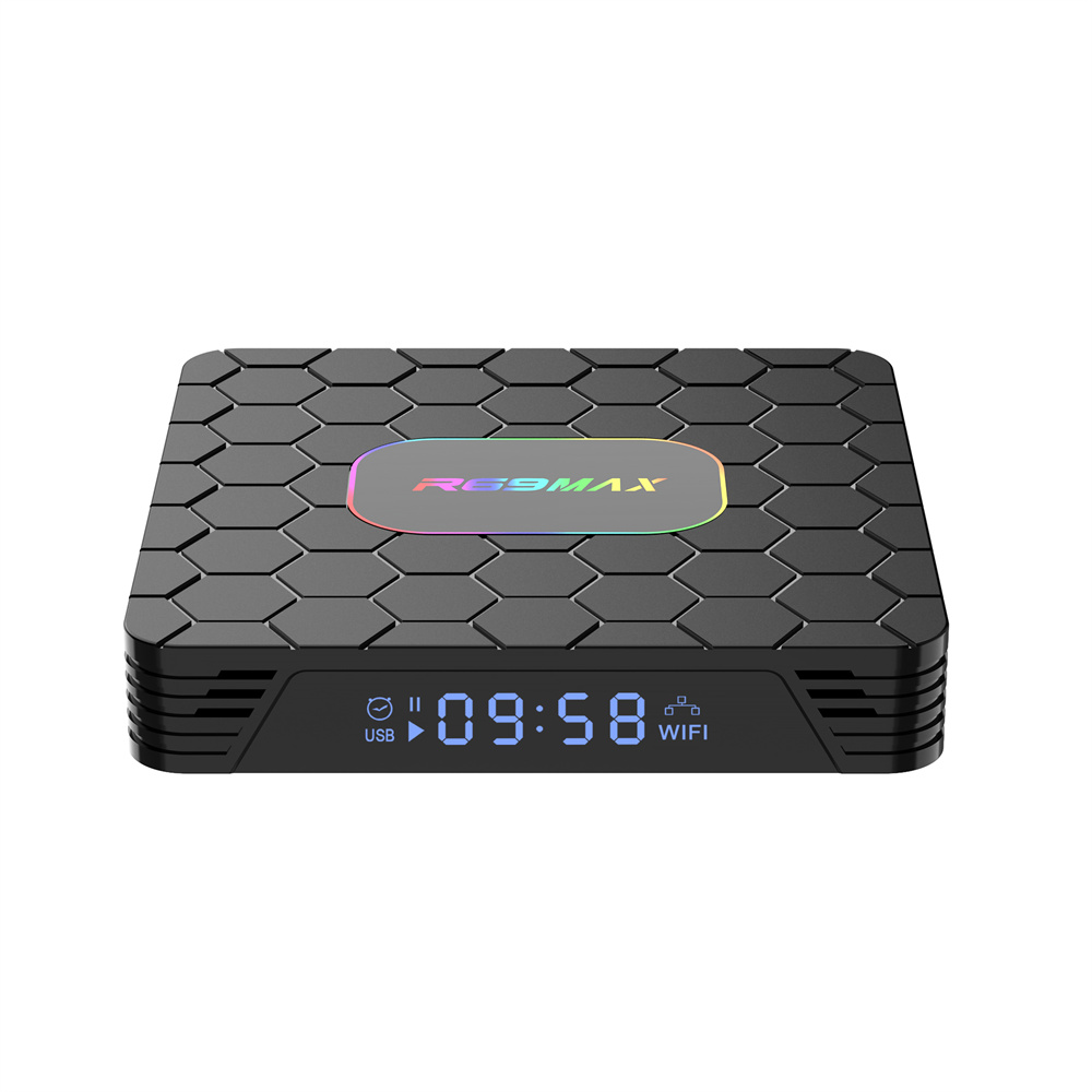 Android 14.0 TV BOX R69 Max RK3528 Wifi6 4GB 64GB Set Top Box A53 8K BT5.0 Media Player Dual Wifi 2.4G 5G PK h96 t95 x96 tanix hk1 a95x