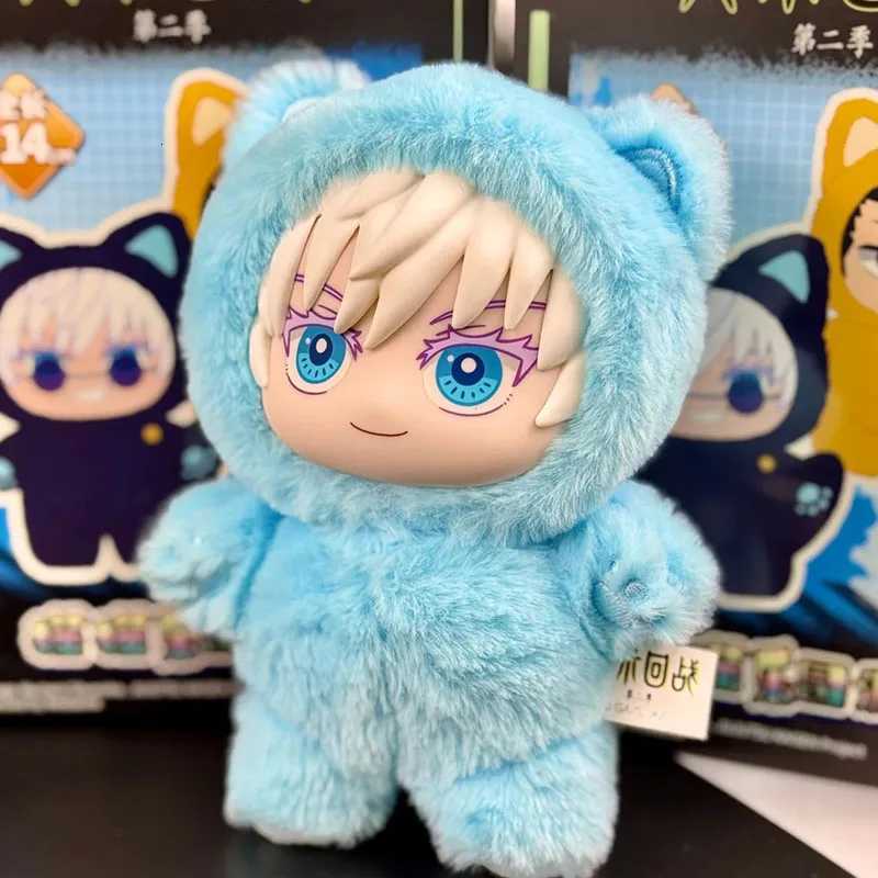 New Hot Genuine Eaki Jujutsu Kaisen Season 2 Cat Park Party Gojo Satoru Plush Box Doll Bag Pendant Model Collection Gifts Toys R250805