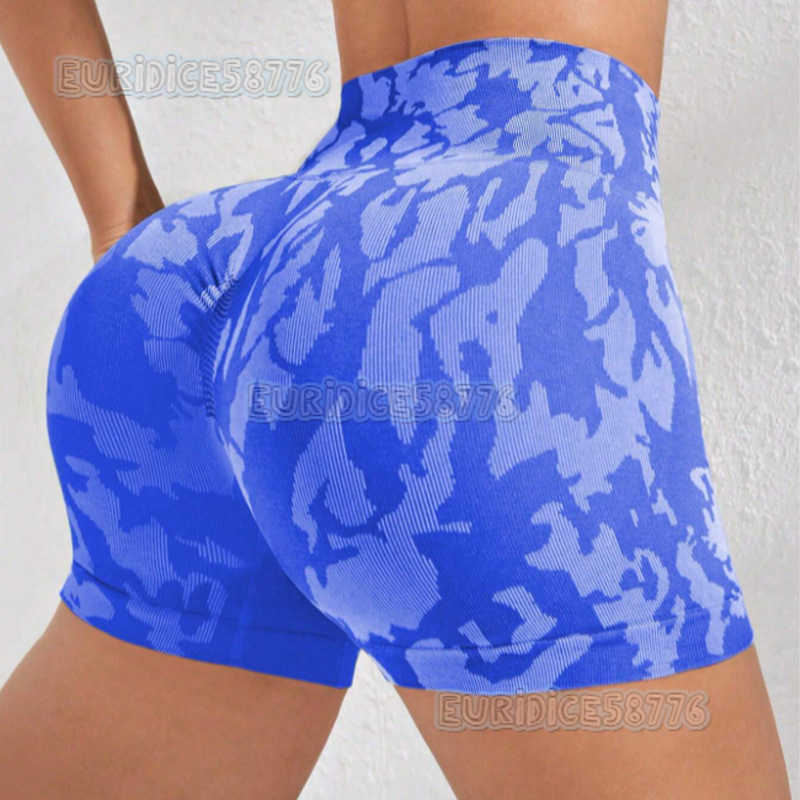 New Tie-dye Tight Yoga Shorts High Waist Slimming Hip-lifting Sports Shorts Running Training Fitness Leg-lengthening H250806
