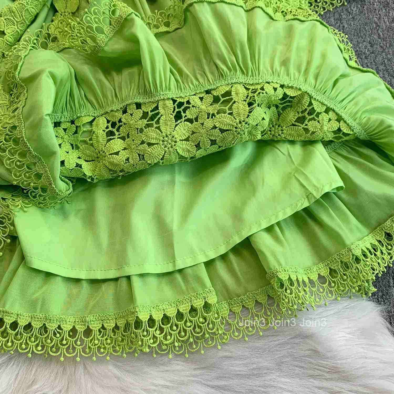 Vintage sexy short sleeve V-neck Spliced Dress Chic Summer Beach fairycore Vestidos Vacation women clothing