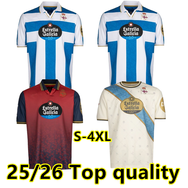 2025 26 YEREMAY 94 95 97 98 99 00 01 Deportivo La Coruna 25th Anniversary Retro SCALONI Soccer Jerseys MAKAAY DJALMINHA 03 04 classic HOME Football Shirts