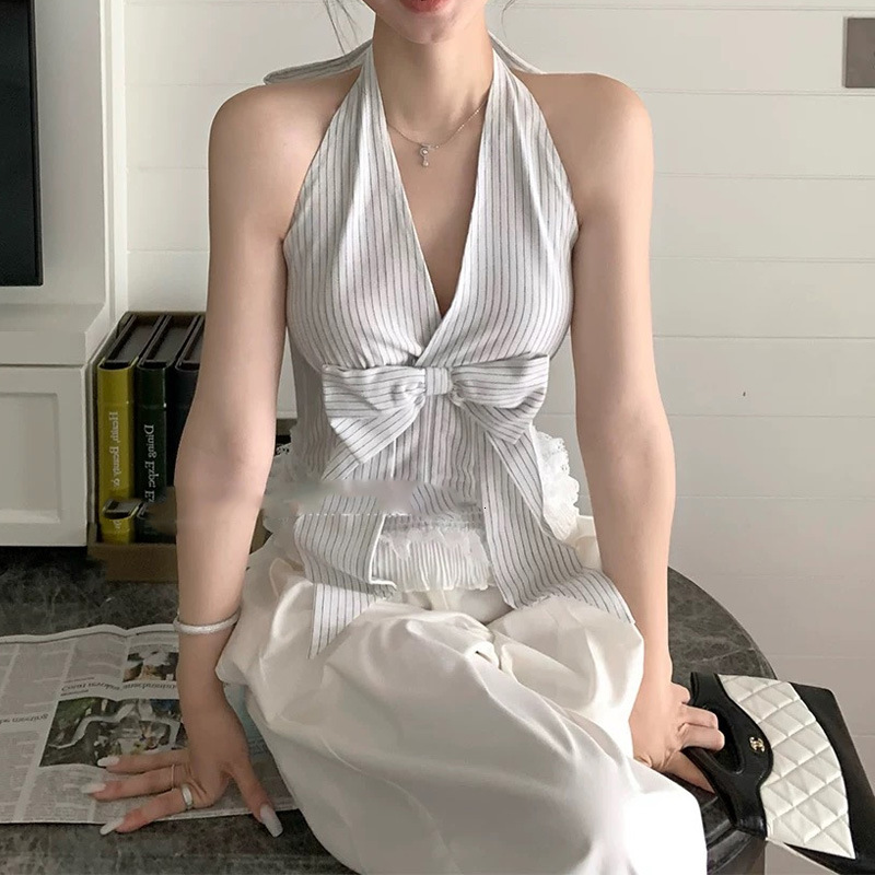 2025 Summer Strapless Strap V-neck Dress Fishbone Strapless Slimming Elegant trend Fashion Summer Women's S New Designer Dress