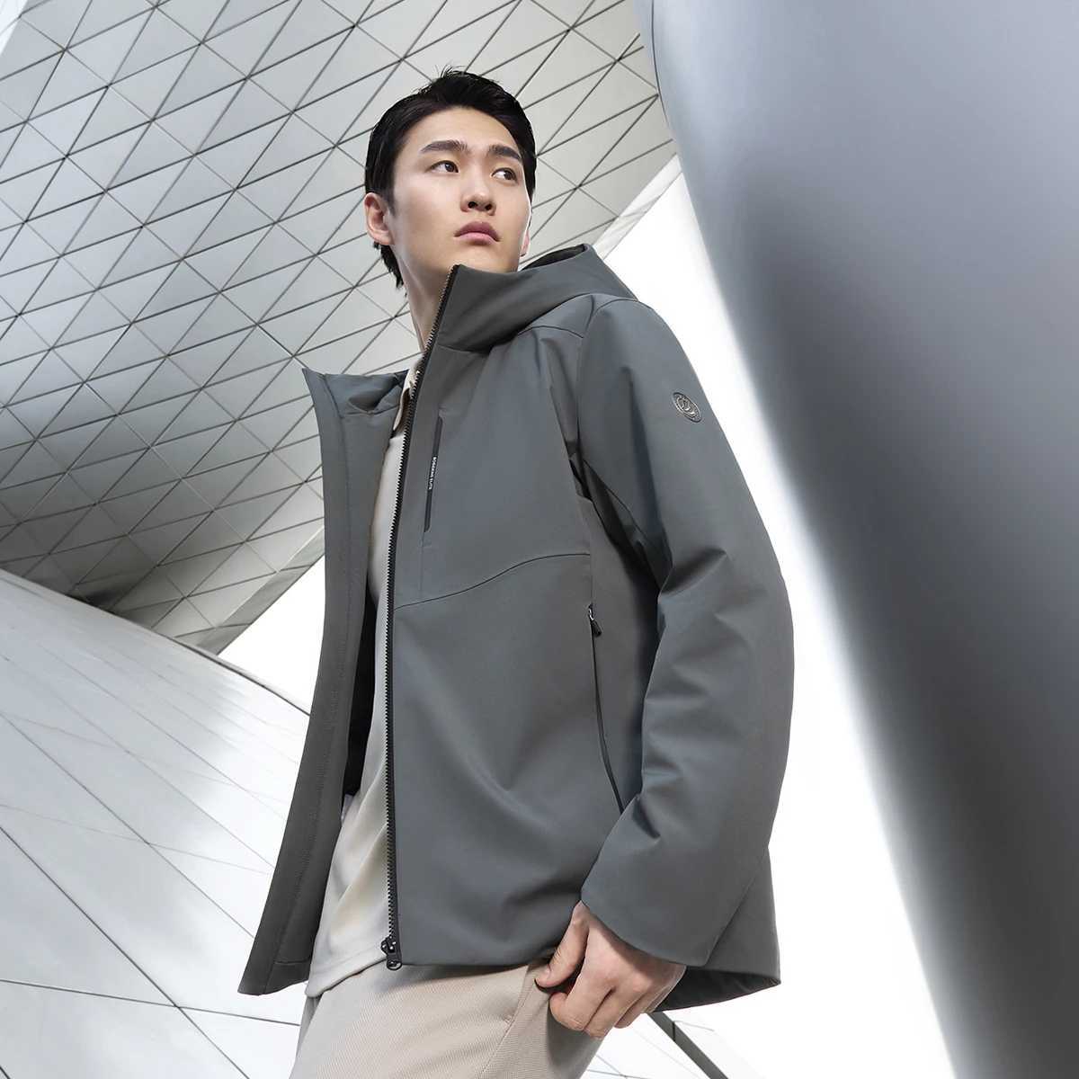 BOSIDENG Men Winter Jacket Business Jacket Hooded Warm Jacket W250806