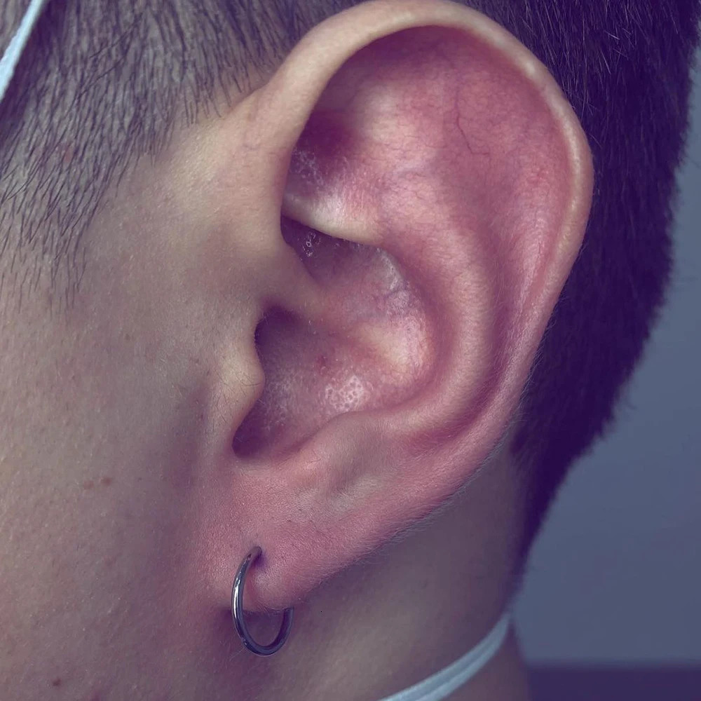 Right Grand ASTM 36 Hinged Hoop Nose Rings 20G 18G 16G Septum Ring Body Piercing Jewelry Helix Cartilage Rook Earring 250805