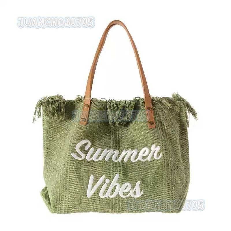 Bag Large Capacity Canvas Bag Embroidered Tote Bag Handbag Womens Bag Woven Beach Bag Shoulder Bag Bags H250806