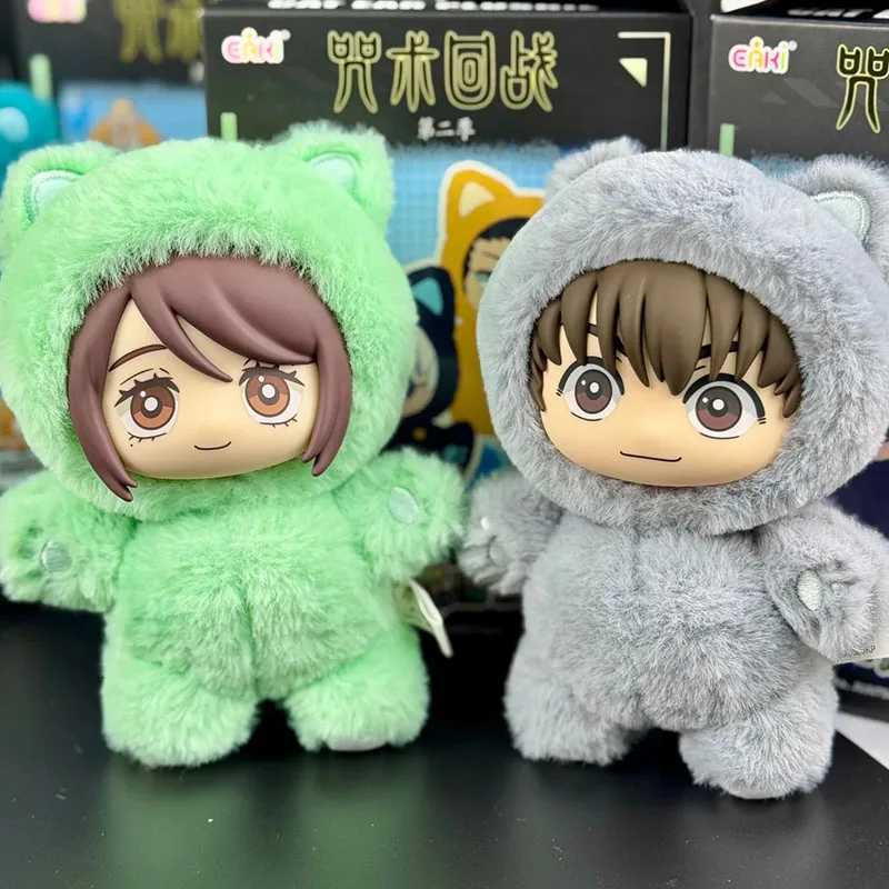 New Hot Genuine Eaki Jujutsu Kaisen Season 2 Cat Park Party Gojo Satoru Plush Box Doll Bag Pendant Model Collection Gifts Toys R250805