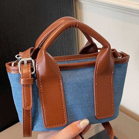 Designer Luxury Bag, Retro And Simple Color Block Women's Handbag 2025, Multi-functional Commuting Shoulder Crossbody Bag