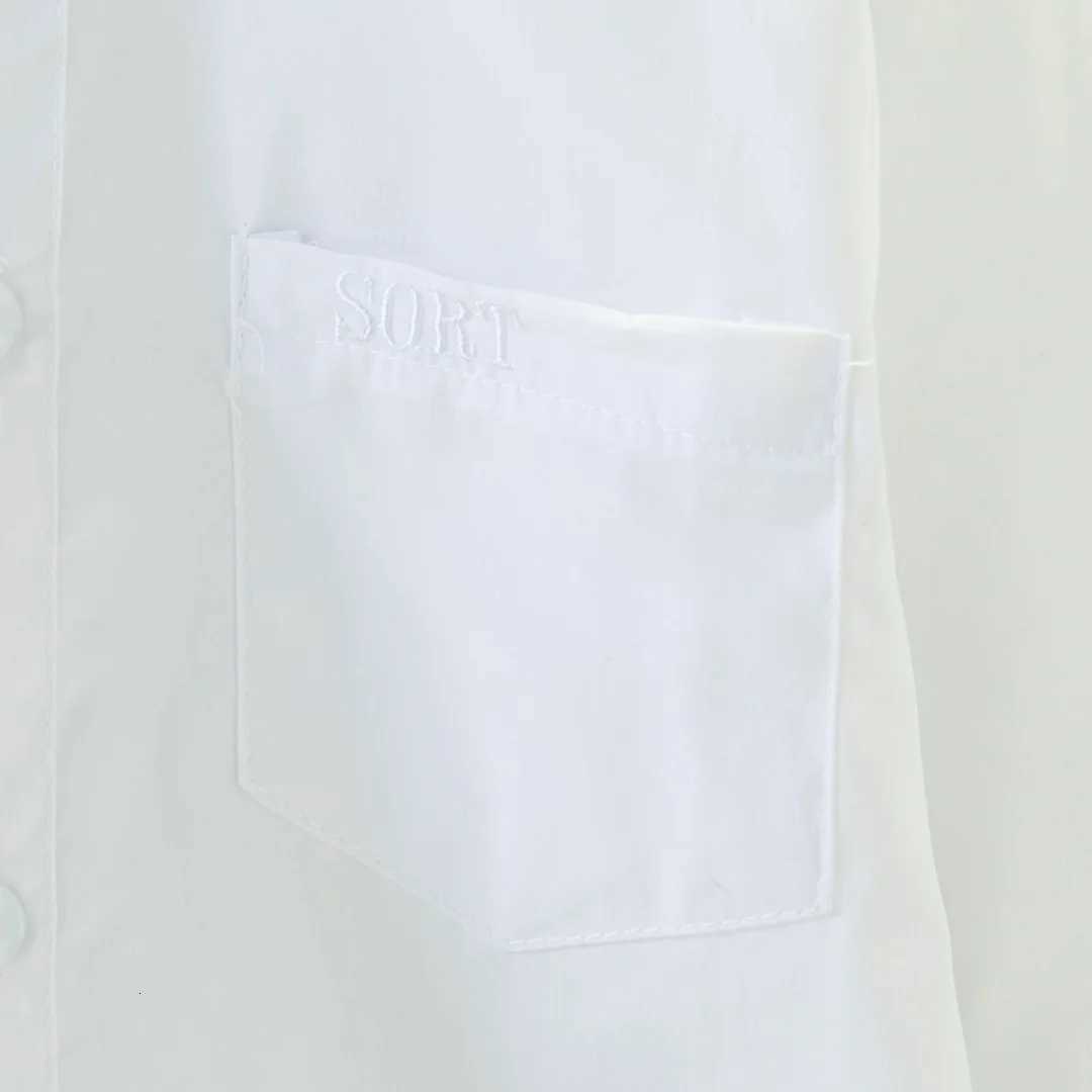 Girls Shirts Spring And Autumn Students School Uniforms Solid Color Long-Sleeved Girls Blouses Cute Casual Girls Tops X250806