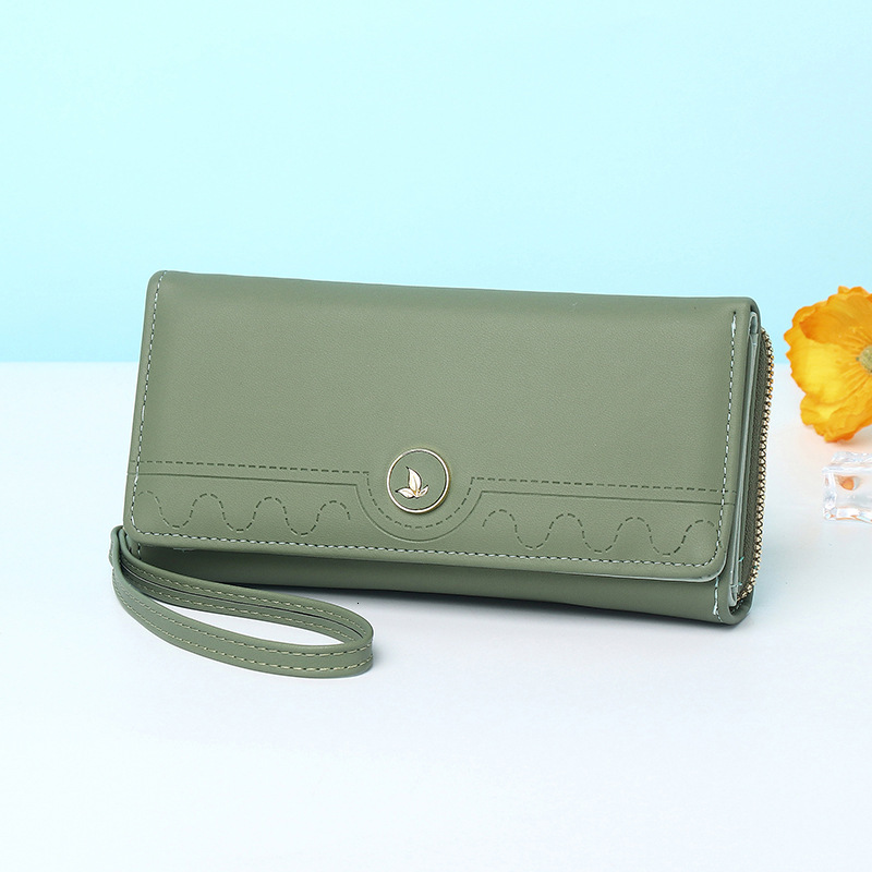 Women's New High-End Long for Women Large Capacity Fashion Simple 70% off Zipper Wallet