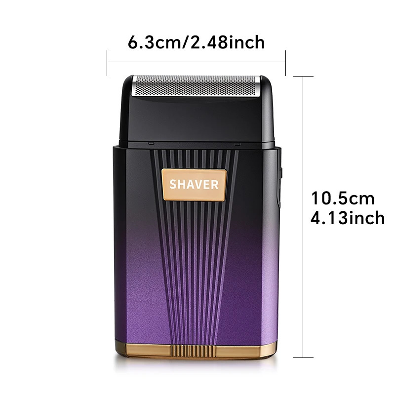 USB mens electric shaver professional electric shaver cordless shaver portable beard trimmer 250805