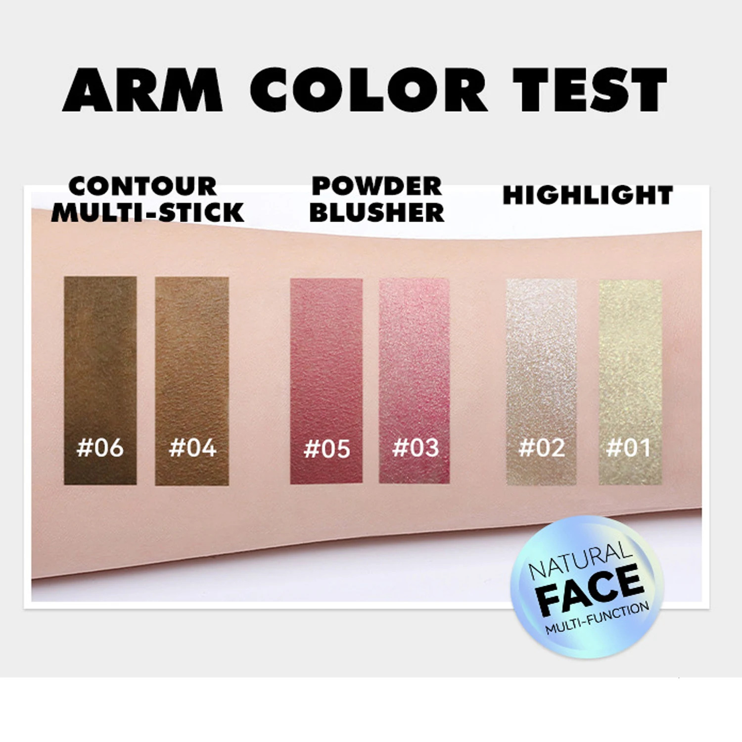 Face Contour Bronzer Stick Face Brighten Highlighter Bar Shimmer Highlighter Blush Stick Concealer Cream Makeup Tool Cosmetics 250730