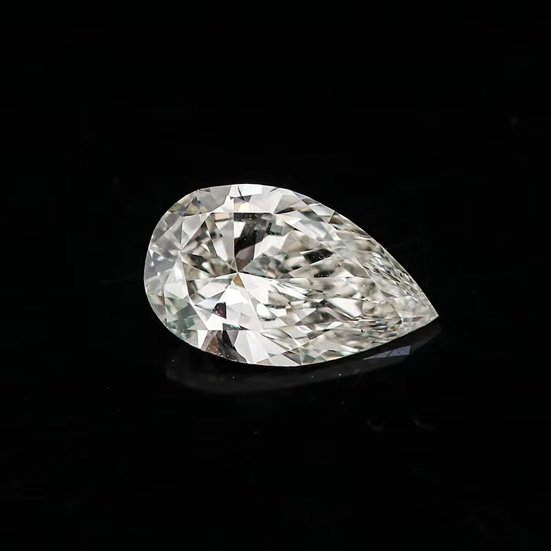 Wholesale Factory Price Pear Carat DEF VS 1-5carat Pear Cut Loose Lab Grown CVD Diamond for Making Jewelry