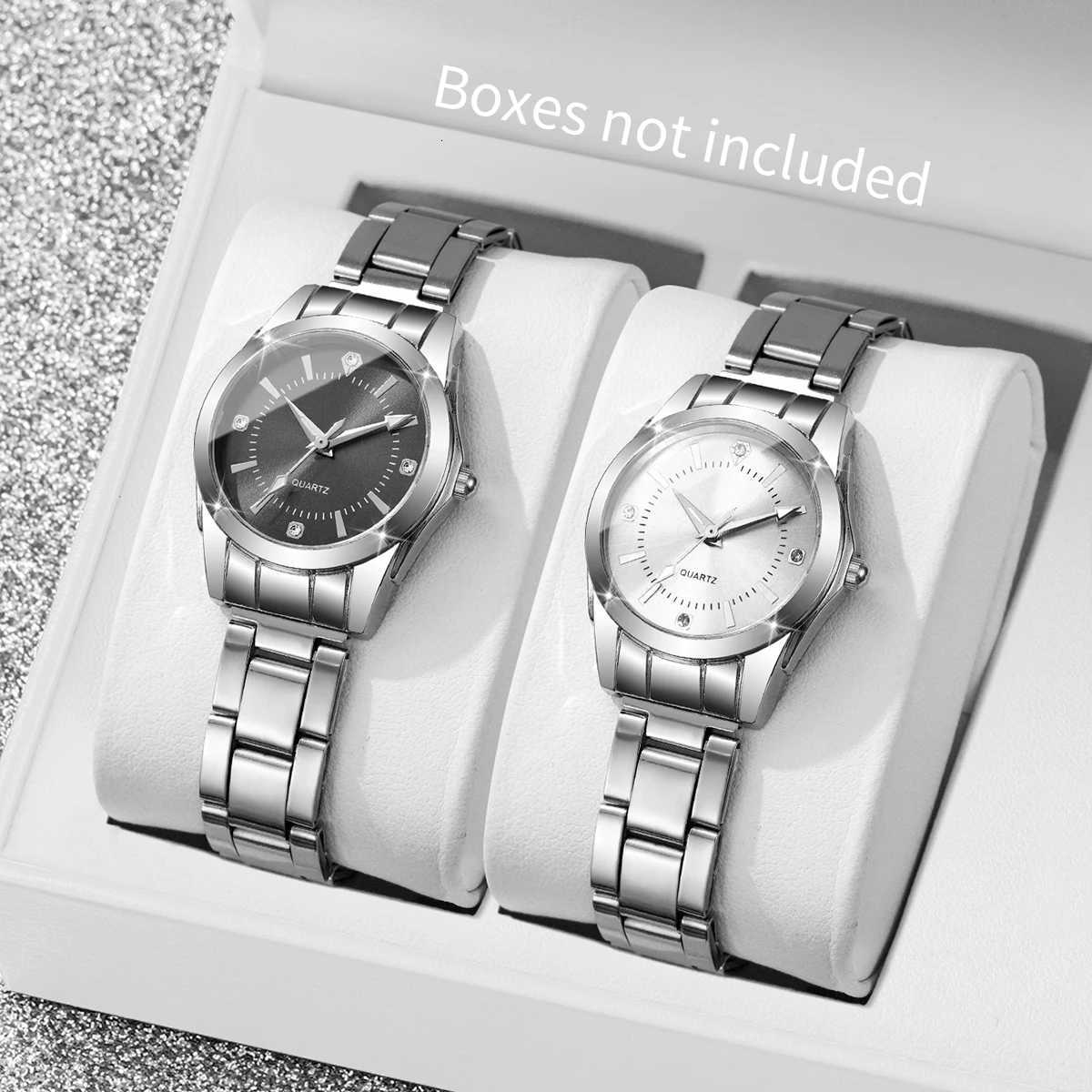 2/3/4/5PCS Women Stainless Steel Strap Wristwatches Set Ladies Fashion Quartz WatchWithout Box W250806