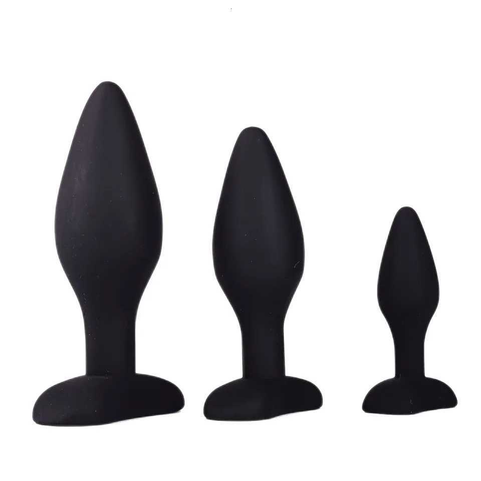Anal Plug Silicone Dildo Buttplug Anal Butt Plugs G Spot Stimulation Unisex Wearable Stopper Adult Sex Toys for Men Women XJ250806