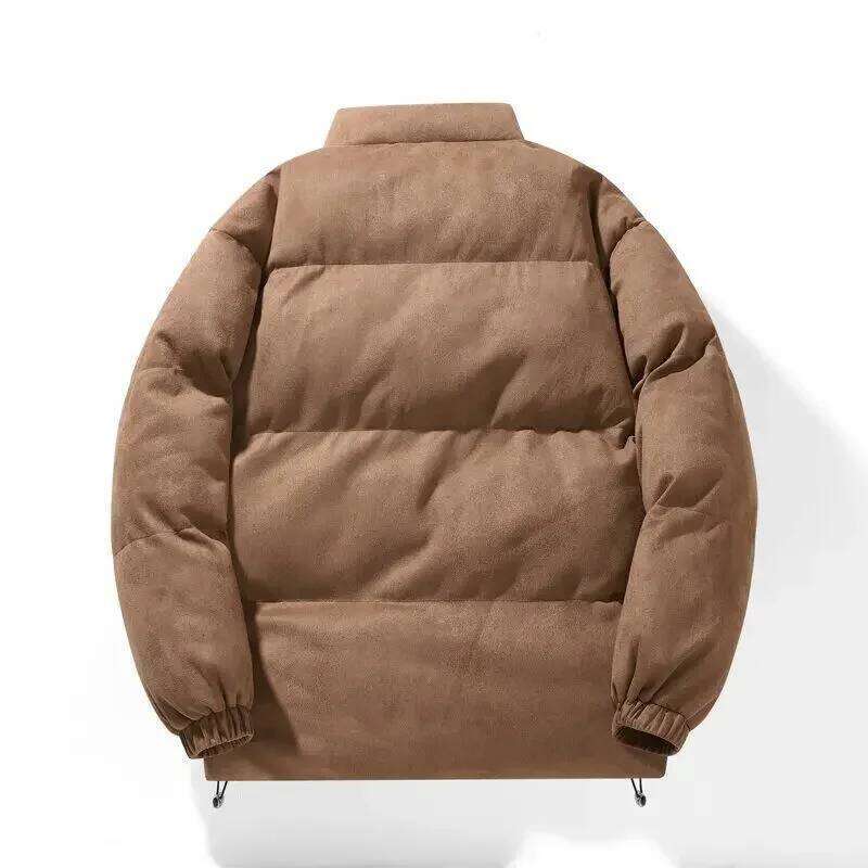 Parkas Padding Male Padded Coats Zipper Men's Down Jacket Short Korean Style Clothing Winter 2024 Youthful Clothes Reviews Many