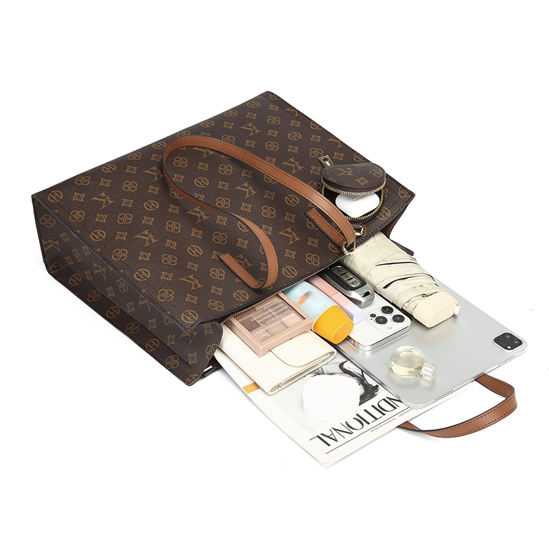 MKF designer bag free shipping Light luxury High quality casual tote bag versatile classic Check Plaid Tartan high-capacity vintage handbag for woman 