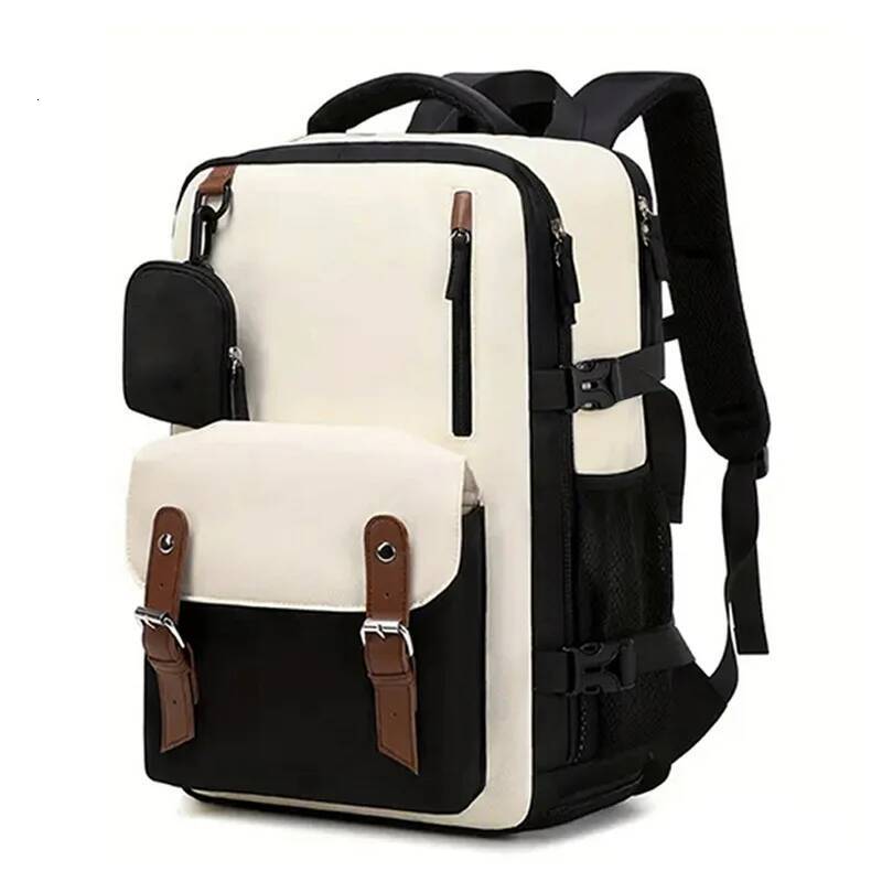 New Model of Men and Women's Same Universal Large Capacity Student Schoolbag Travel Laptop Backpack Spot high-quality