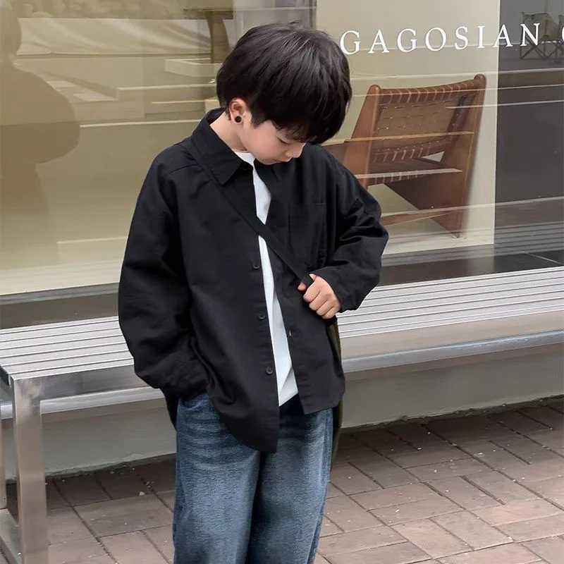 Boys Babys Kids Blouse Coat Jacket Outwear Cotton 2024 Yellow Spring Autumn High Quality Teenagers Overcoat Childrens Clothing X250806