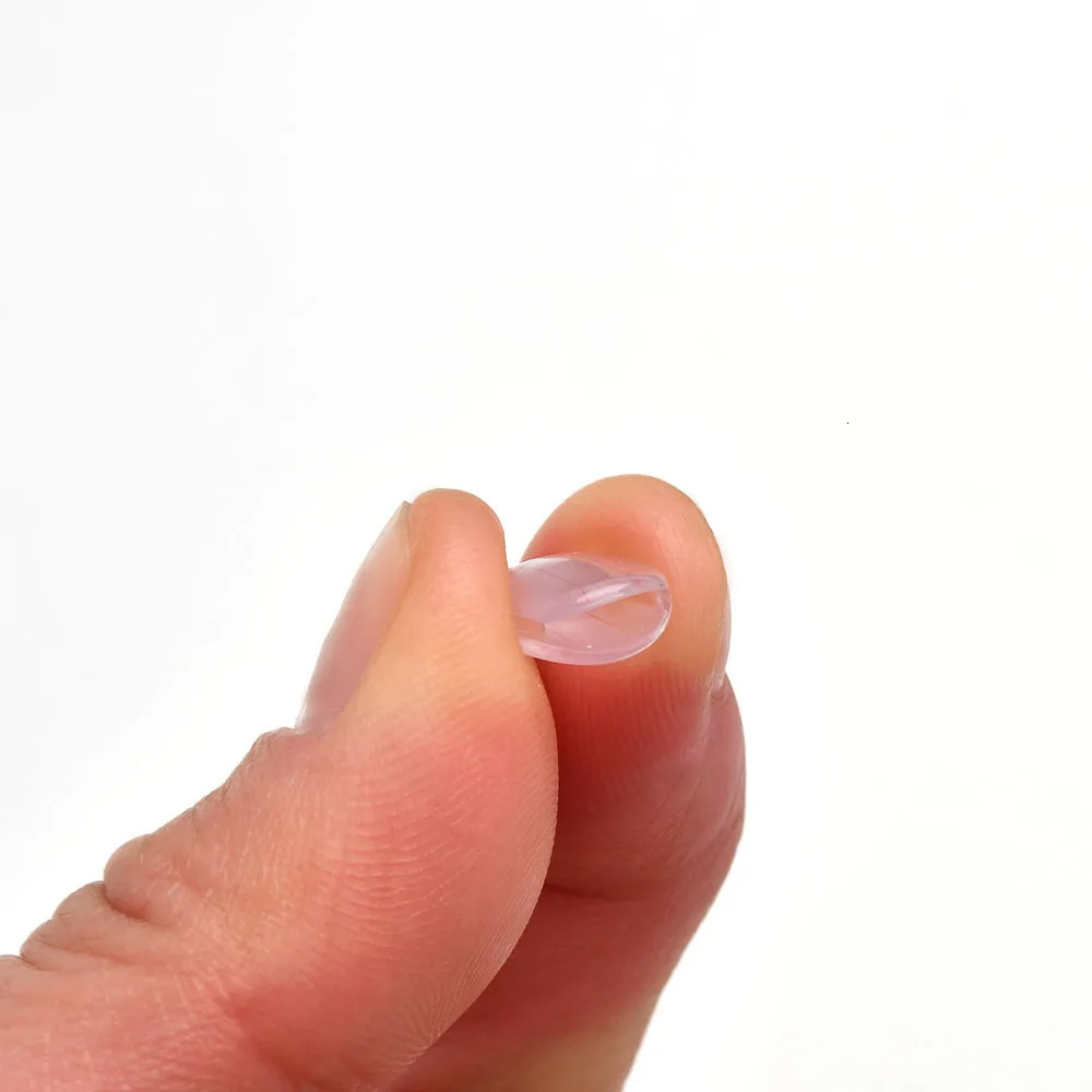 50 Pieces Earring Back Pads Clear Silicone Comfort Cushions for Clips on Earrings 250804