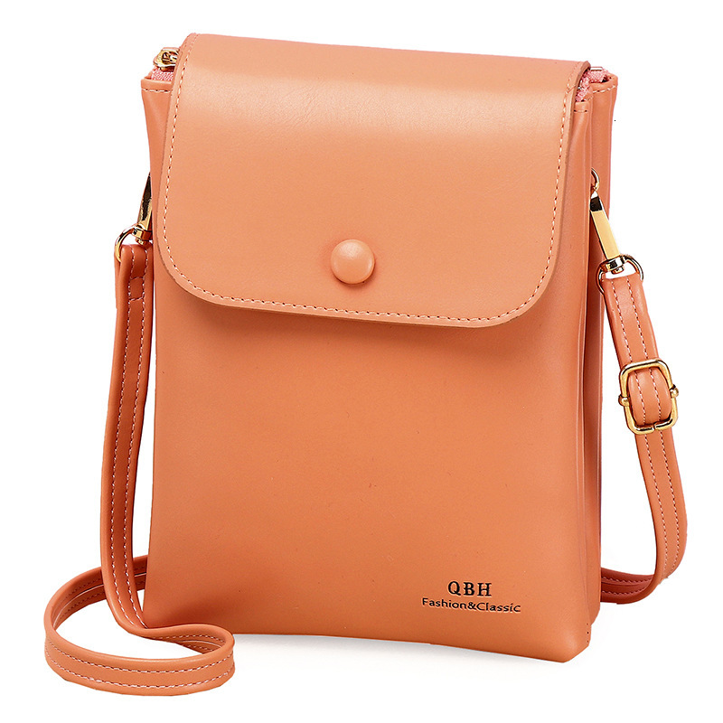 New Wallet Fashion Crossbody Women's Niche Design High-end Feel Oil Wax Leather Phone Bag