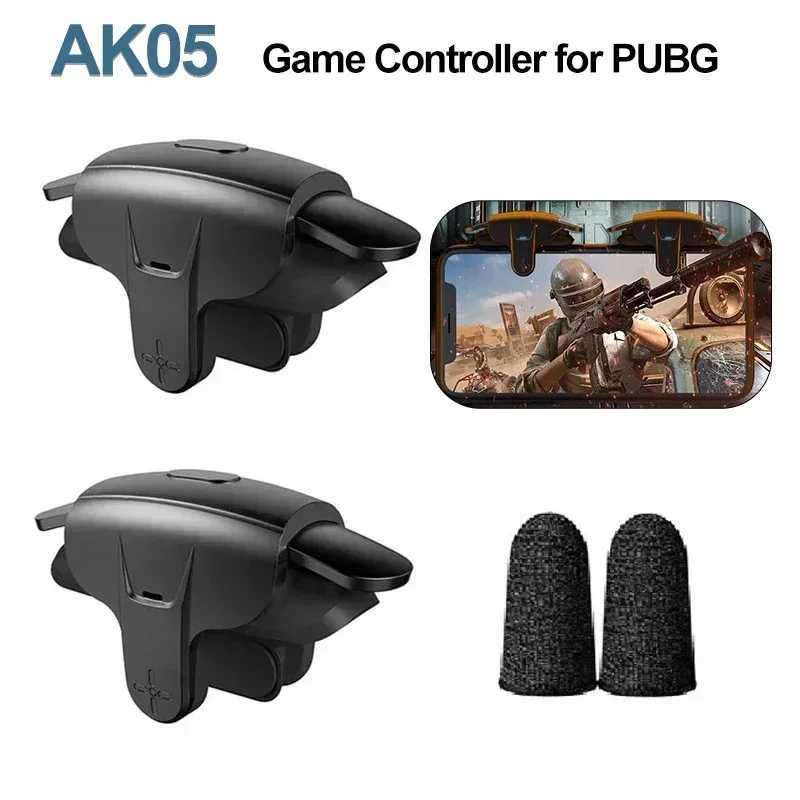 MEMO AK05 Mobile Phone Game Trigger L1 R1 Aim Shooting Alloy Key Buttons Gamepad Joystick for IOS Android PUBG Gaming Controller XJ250806