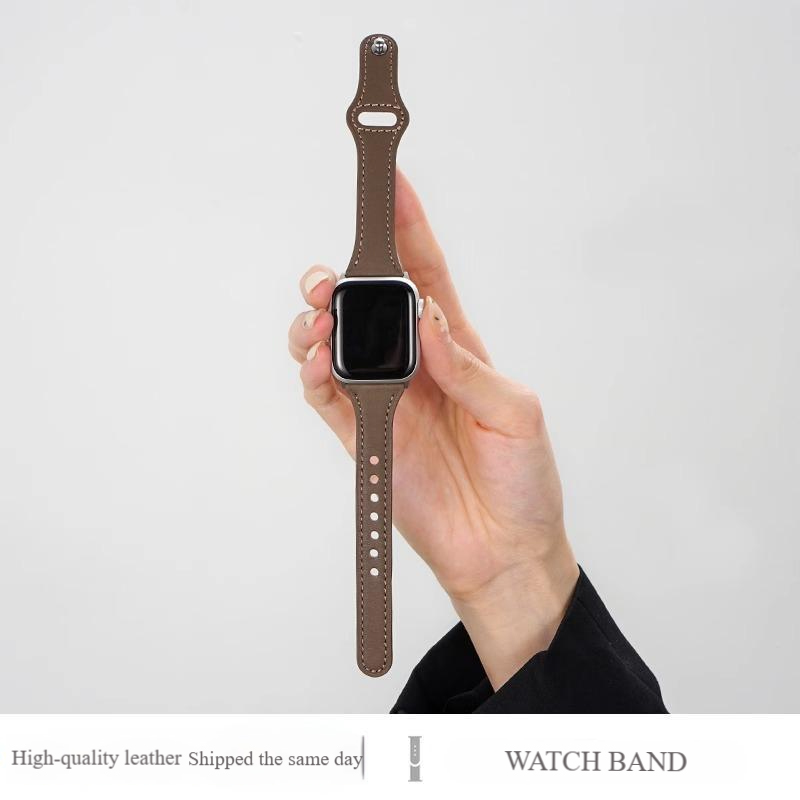 Leather Strap for Watches - Water Resistant and Durable Material watch2/3/4/6/5/se/Ultra - AW366