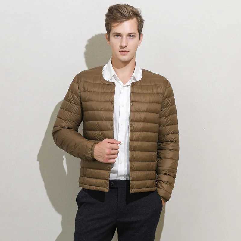 NewBang Brand Ultra Light Down Jacket Men Mens Down Jacket Slim Windproof Portable Lightweight Coat Warm Liner W250806