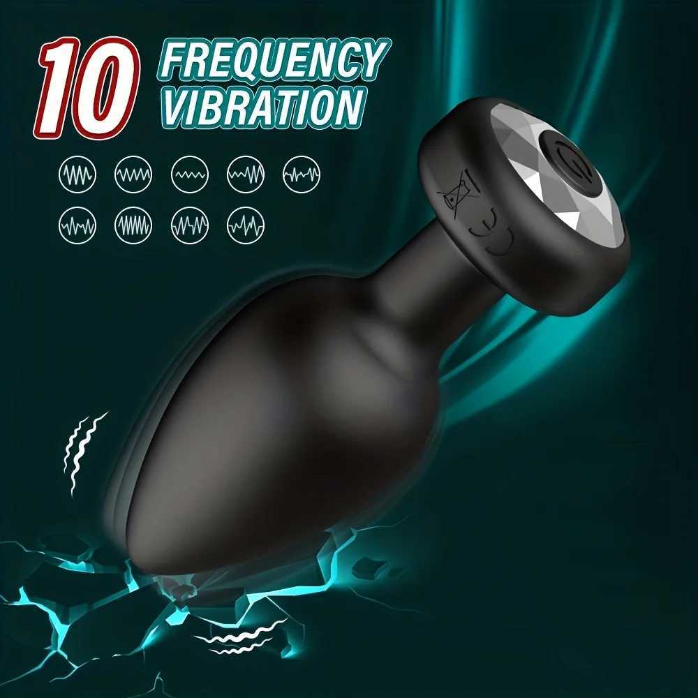 Anal Plug Vibrator 10 Speeds Butt Plug Prostate Vibrating Massager APP Remote Control Female Masturbator Sex Toys for Women Men XJ250806