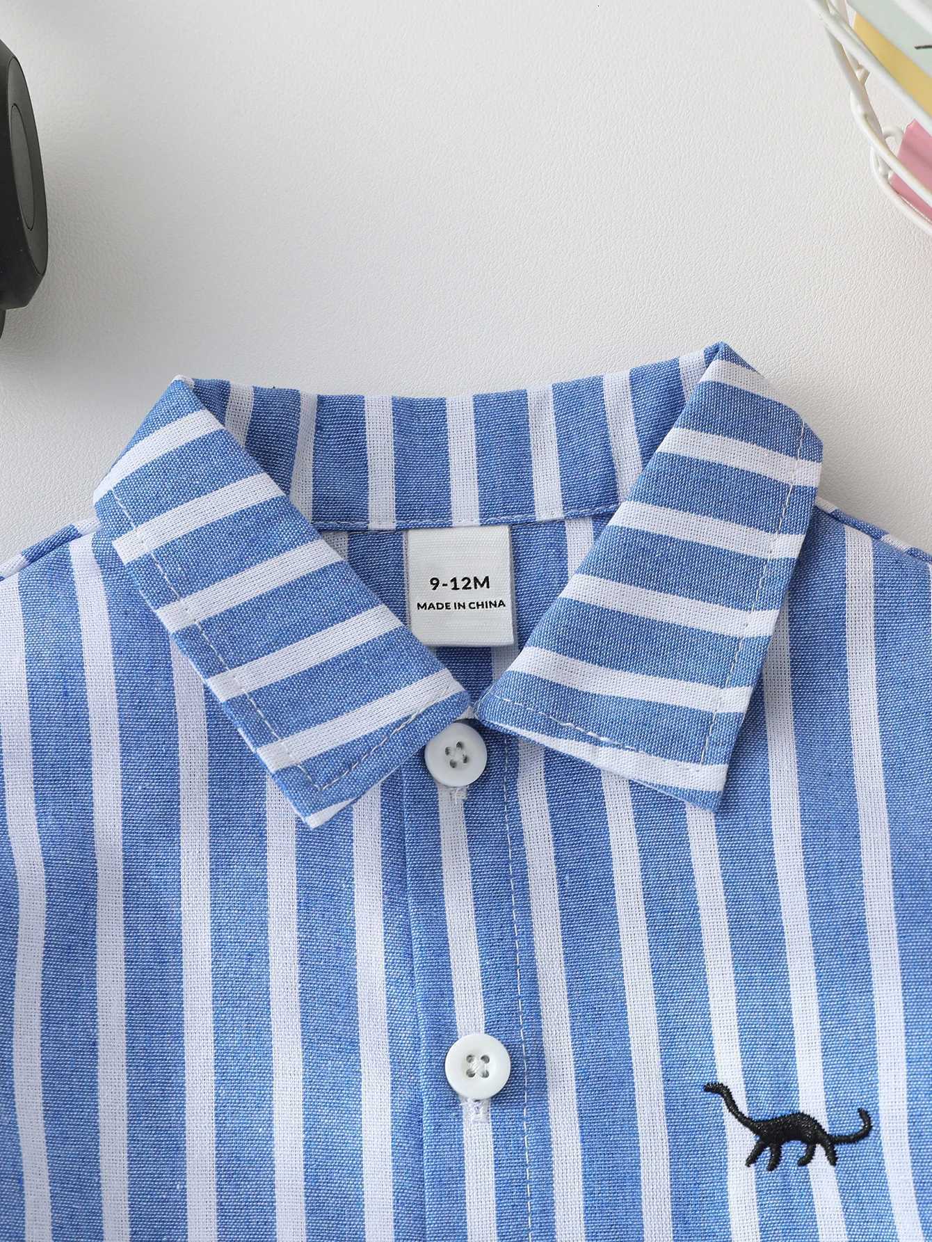 1-3 Years Old Spring Autumn Kids Baby Boys Clothes T-Shirt Toddler Striped Clothing Children Wears Infant Casual Blouse Clothes X250806