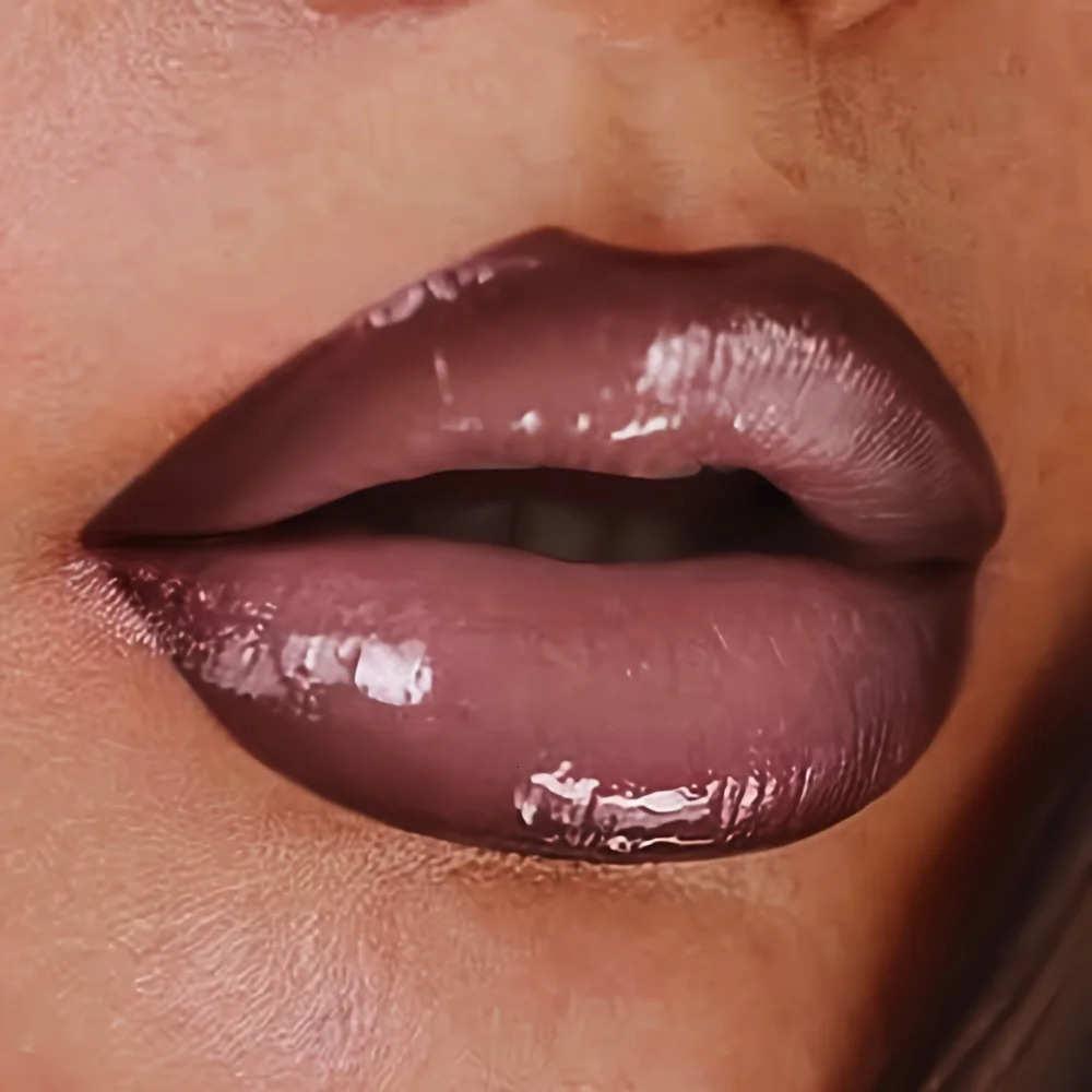 3PCS Shimmer Lip Gloss - Lip Liner and Lip Mud and Oil Non-StickyGlitter Nourishing Glossy Lipstick 250805