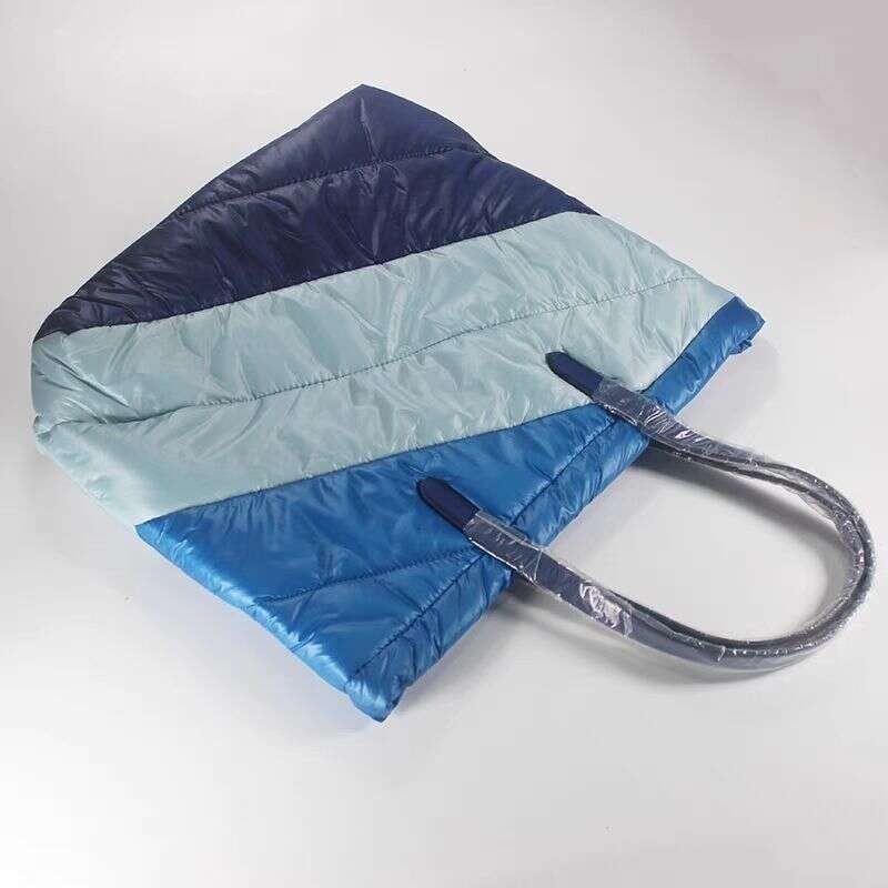 Designer Bag Tote Shoulder Y Cotton Blue Patchwork Underarm Capacity Large Size Single Fashion Gradient