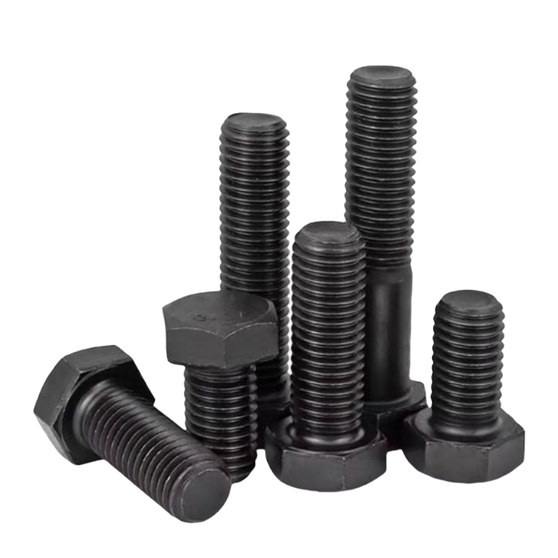 10.9 Grade Quenched Black Hexagon Head Bolts M8-M24 Hardware Fastener Set-Contact customer service before placing an order