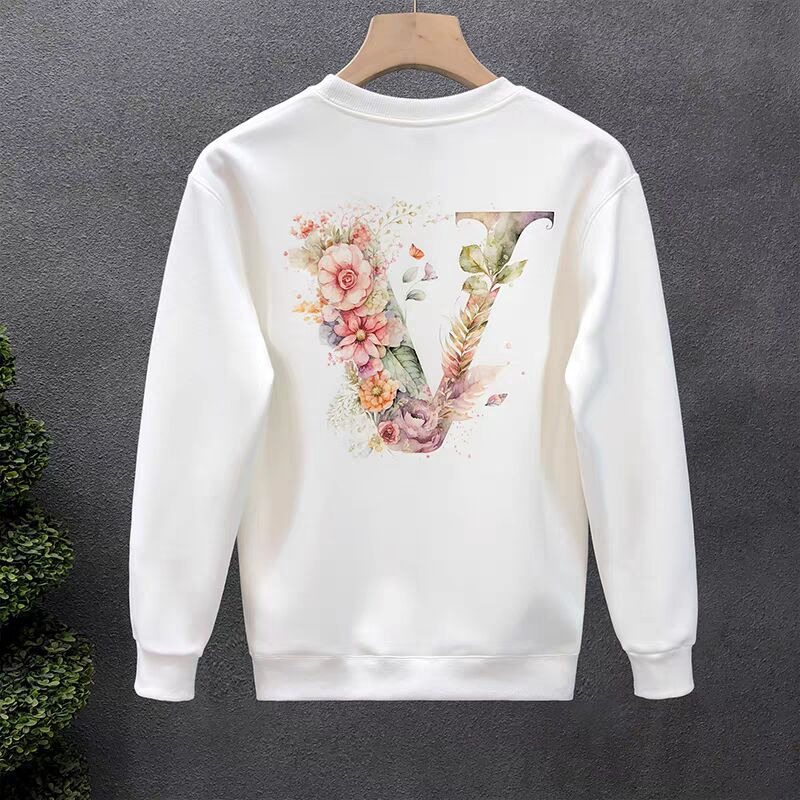 New summer short sleeve men's cotton fashion printed pattern T-shirt trend all casual round neck T-shirt men plus size black and white