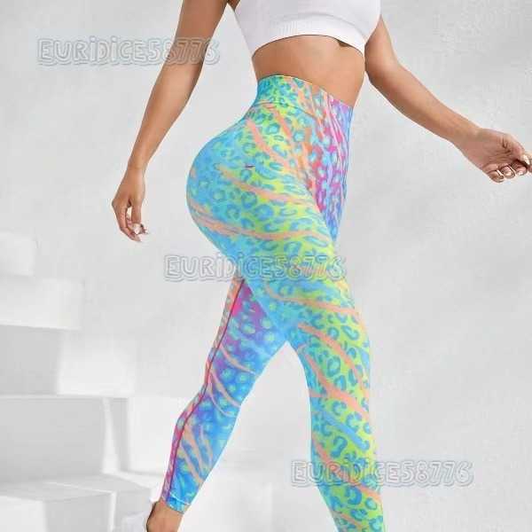200+ Peach Butt Lift Gradient Yoga Pants Seamless Tie-dye Yoga Tight High Waist Outdoor Sports Fitness Leggings H250806