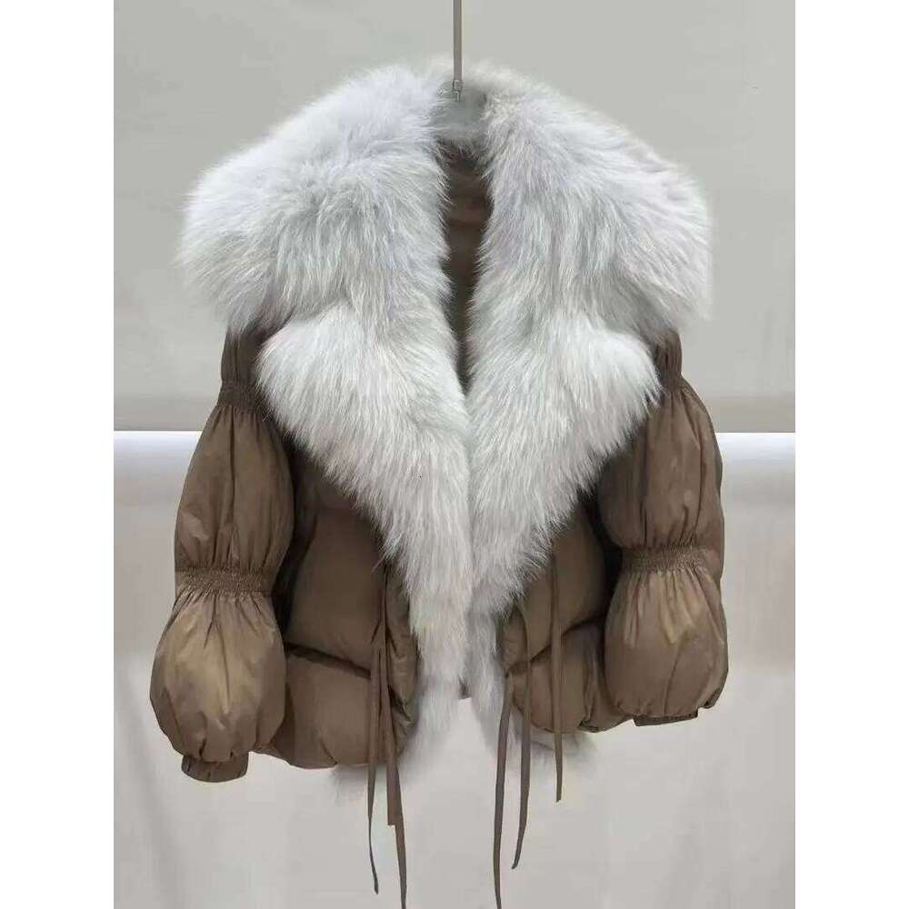 Women's Winter Thick Jacket 90% Duck Down Parkas With Real Fox Fur Collar Short Puffer Coat For Snow Outwear 250806