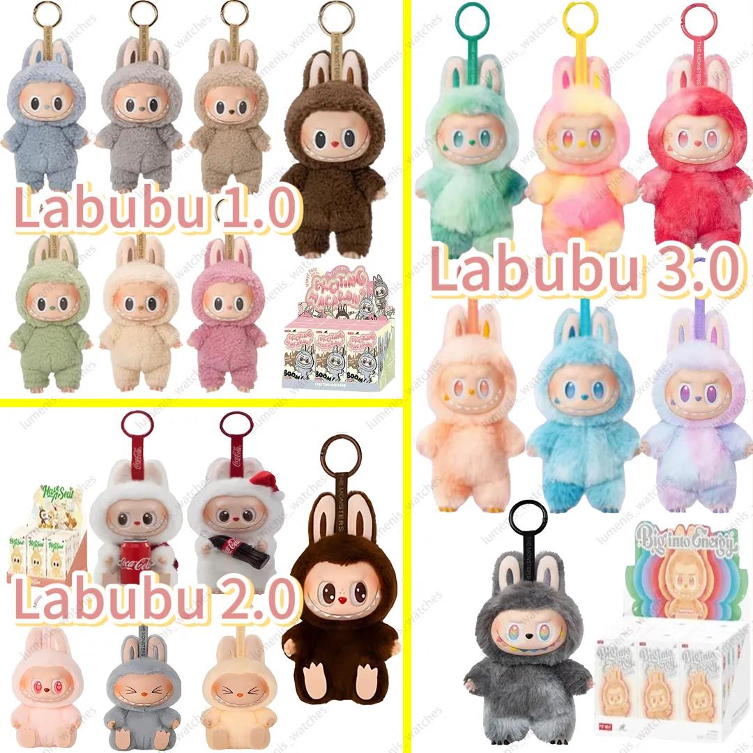 High qulity 100% labubu Labubu V3 V2 V1 Monsters Big Into Energy SeriesBlind Box Kawaii Figure Keychain Decor Gift blind bag 17*8 popmart doll for chi