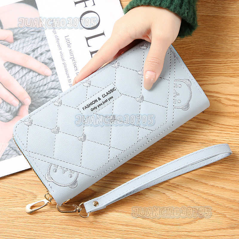 New Womens Long Zipper Multi-functional Versatile Wallet Large Capacity Phone and Purse H250806