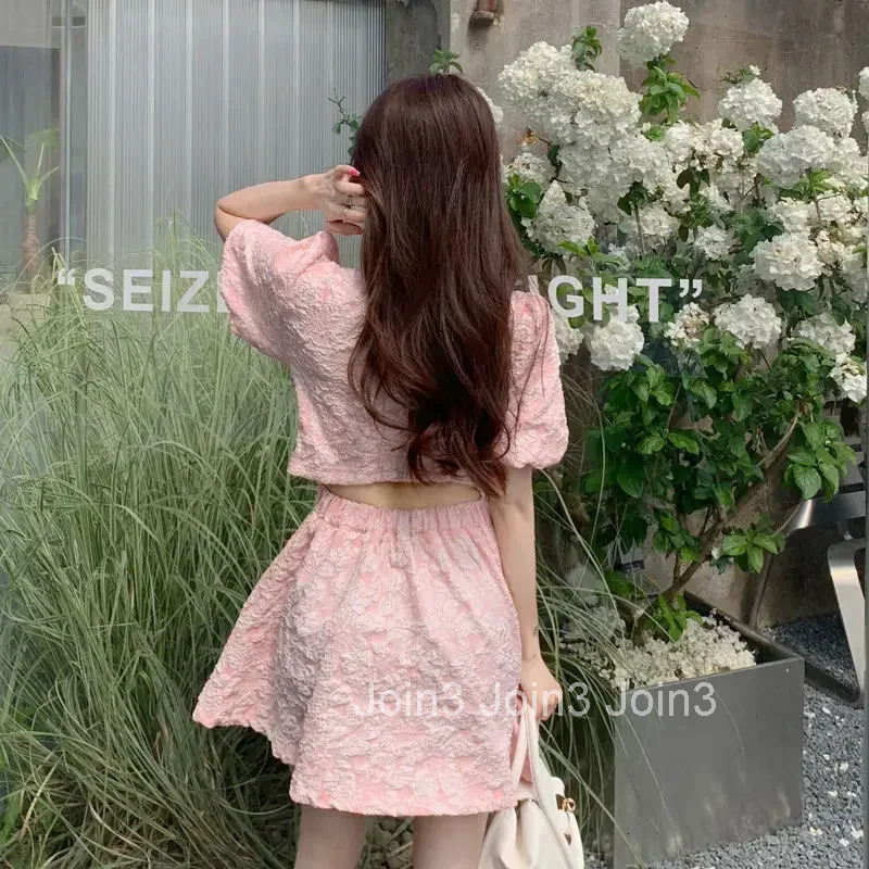 Woherb Chic Women Floral Dress Short Sleeve Single-breasted Korean Fashion Summer New A-Line Elegant Dresses Vestidos